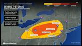 N.Y. Gov. Hochul warns of severe thunderstorms, damaging wind for parts of the state on Sunday