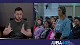 Volodimir Zelensky habló con estudiantes de la UBA: “No veo las relaciones tan estrechas entre Argentina y Ucrania”