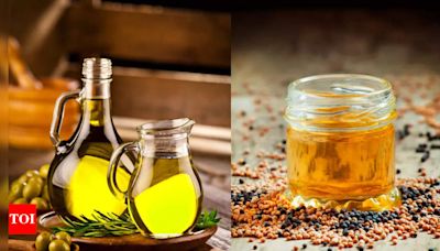 Mustard VS Olive Oil Benefits: Mustard Oil versus Olive Oil: Which one is healthier | - Times of India