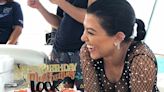 Kourtney Kardashian Reveals Birthday Cake Poking Fun at Sister Kim Calling Her the 'Least Exciting to Look at'