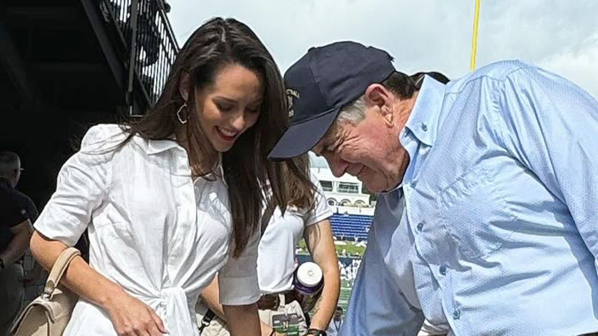 Belichick's girlfriend breaks silence after he 'turns world upside down'