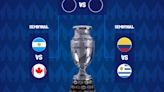 Así quedaron las semifinales de la Copa América 2024 • Once Noticias
