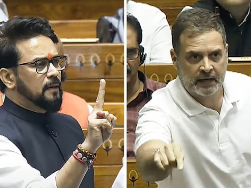 Anurag Thakur vs Rahul Gandhi clash erupts in Lok Sabha: ‘You linked lotus with violence, do you also link Rajiv with…’ | Mint