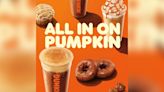 Pumpkin lineup returns to Dunkin’s menu