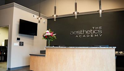 Luxury spa services, exclusive skin care lines at The Aesthetics Academy