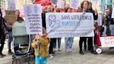 Parents protest potential nurseries closure