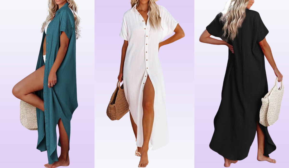 Rock this beach cover-up from the shore to the store — get it as low as $30