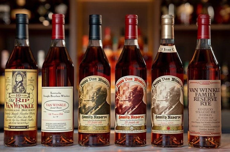 Old Rip, Pappy Van Winkle and more being raffled off. How to enter