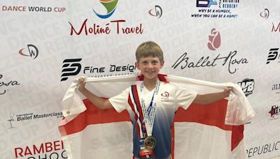 Nine-year-old dances to World Cup gold for England