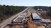 Drone photos show progress on South MS highway a year into the $212 million project