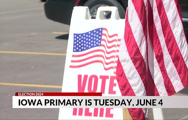 Iowa's primary election to take place on June 4