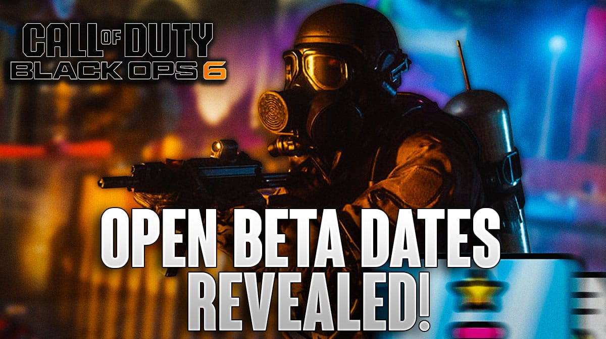 Call Of Duty: Black Ops 6 Open Beta Dates Revealed