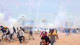 Indian police use drones to fire tear gas on protesting farmers