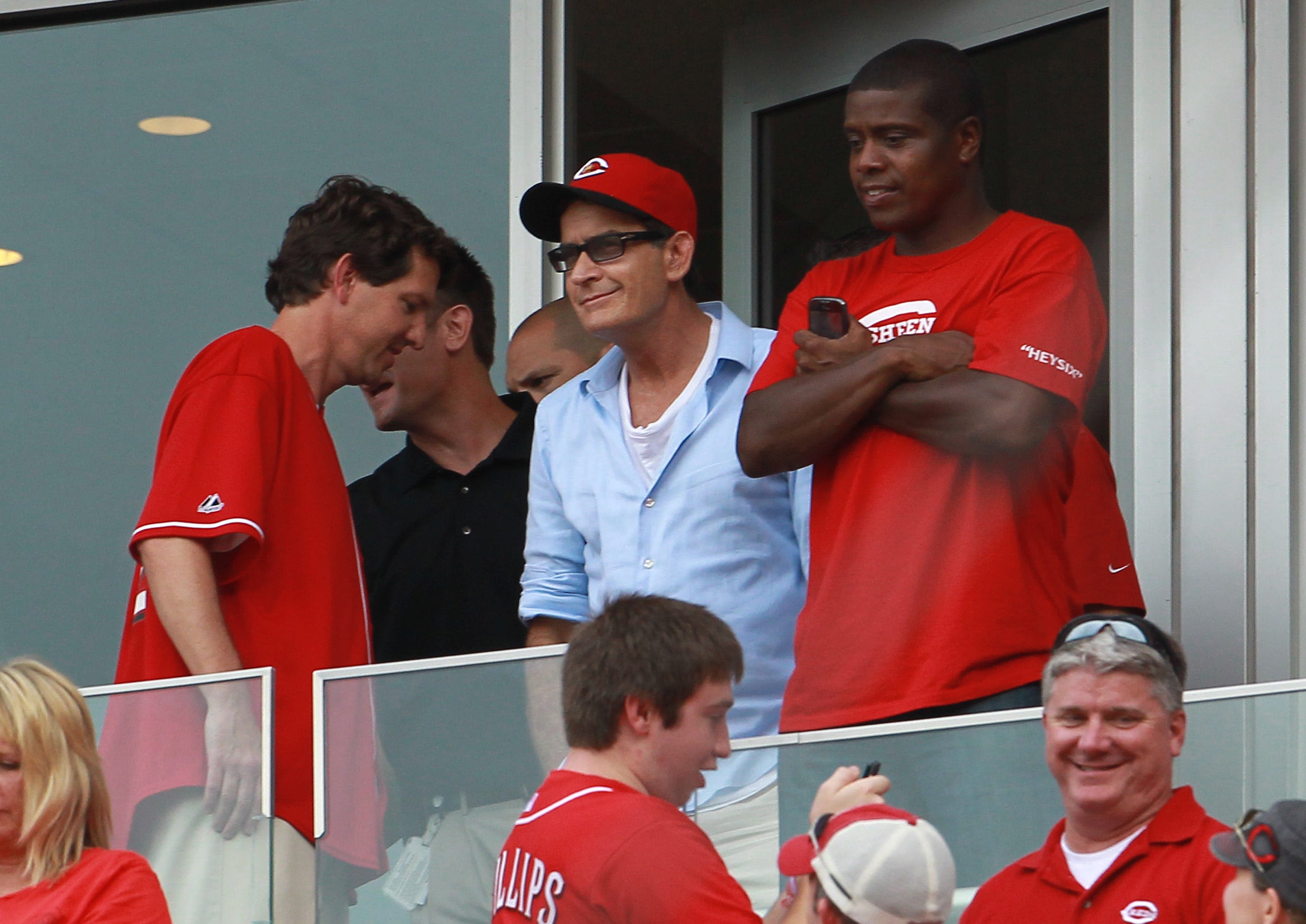 Photos: Celebrities show up for the Cincinnati Reds