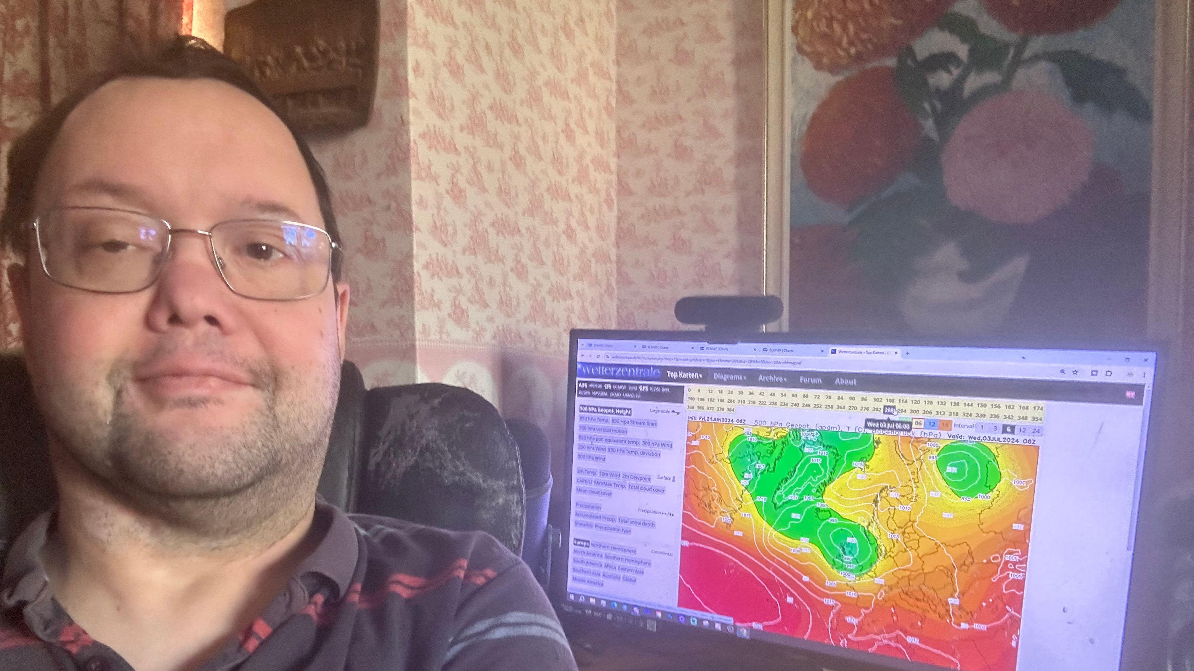 'I do Glastonbury forecasts from home - thousands tune in'