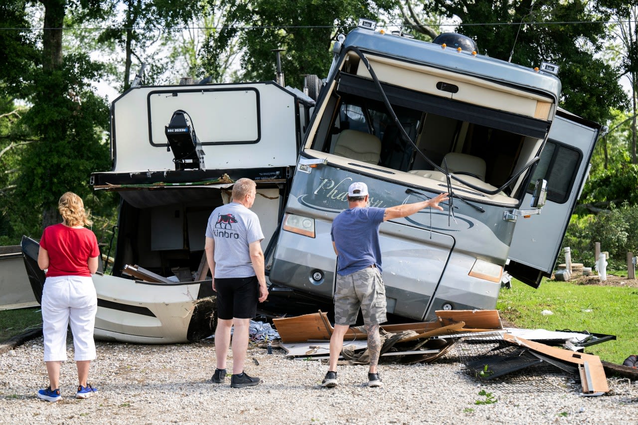 Storms kill a pregnant woman in Louisiana, adding to the region’s recent weather woes