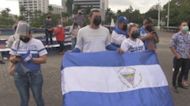 Nicaragüenses protestan en varios países para denunciar el "fraude" electoral