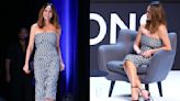 Chrissy Teigen Embraces Summer Dressing in Strapless Gingham Dress for Cannes Lions 2024 International Festival of Creativity