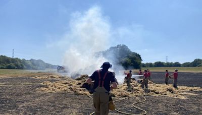 Four major field fires erupt across Orpington in two days amid heatwave