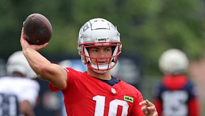 Everything Drake Maye did in his first Patriots training camp practice
