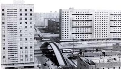 Así se veía la unidad habitacional de Tlatelolco cuando se inauguró en 1964