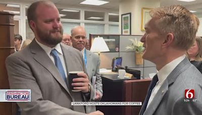 Dozens Of Oklahomans Meet With Senator Lankford At 'Java With James'