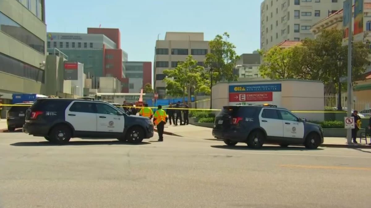 Security guard shoots man suspected in stabbing near Metro station in East Hollywood