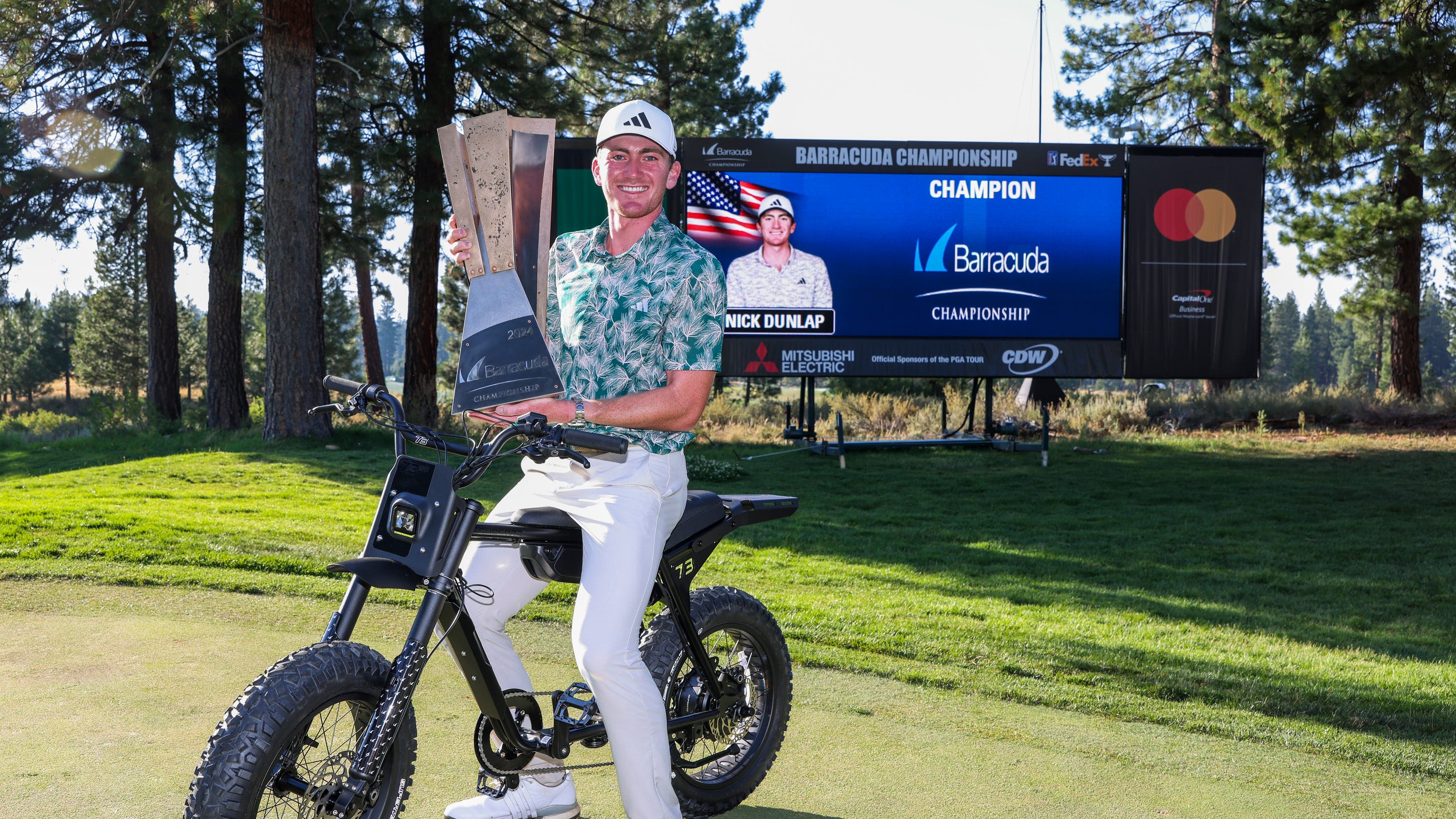 Alabama golf star Nick Dunlap made more PGA Tour history — and kept the check this time