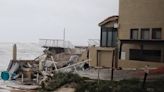 'Holy! ...' Watch Daytona Beach Shores pool deck collapse as Tropical Storm Nicole rages