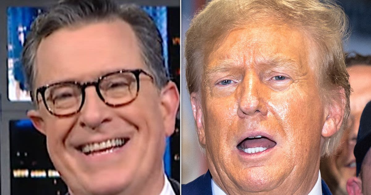 ‘This Is Where We Are’: Stephen Colbert Spots Trump’s Weirdest ‘Party Trick’ Yet