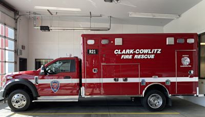 Clark-Cowlitz Fire Rescue pushes new ambulance into services