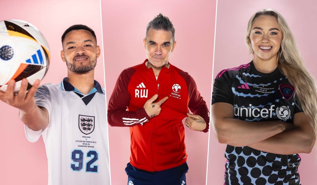 Soccer Aid 2024 line-up, managers and how to watch