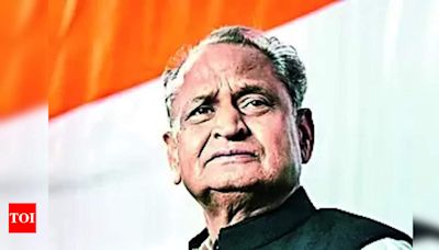 Former Chief Minister Ashok Gehlot criticizes Rajasthan and Chhattisgarh governments for contradictory statements on coal mine approval | Jaipur News - Times of India