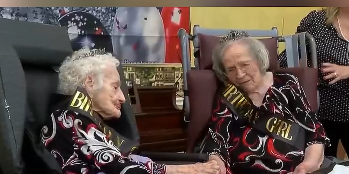 ‘I love both of them so much’: Best friends celebrate their 101st birthdays together