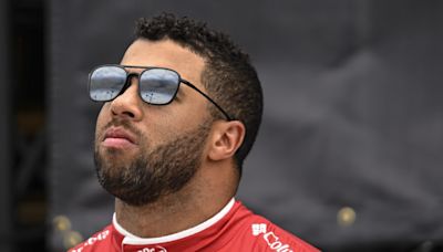 Bubba Wallace punished for ‘door-slamming’ Alex Bowman at NASCAR Chicago race