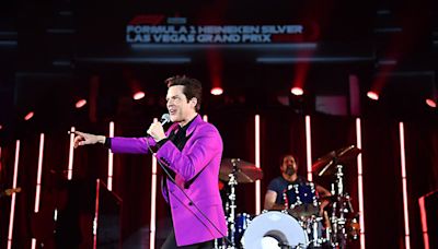 The Killers pause O2 show to watch the Euros and play Mr Brightside