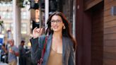 Bella Hadid Might Convince You to Wear a Micro Miniskirt and Platform Loafers to Your Nine-to-Five