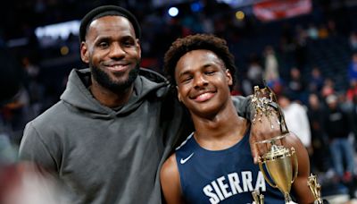 LeBron James attends Game 4 between Celtics and Cavaliers in Cleveland, his old stomping grounds