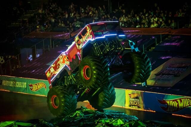 Hot Wheels Monster Trucks Live Glow Party at Mohegan Sun Arena this weekend