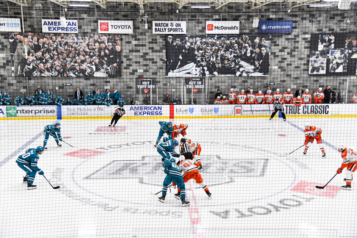 Quentin Musty Stars With Hat-Trick In Sharks 7-2 Win Against Ducks At Rookie Faceoff