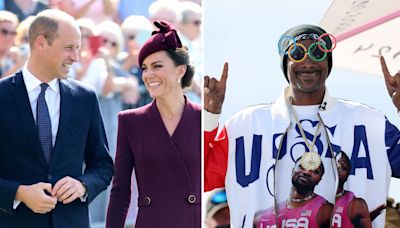 Prince and Princess of Wales congratulate Team GB, along with Snoop Dogg and David Beckham