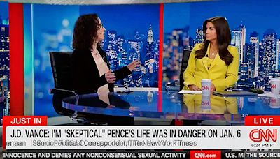 Maggie Haberman Flattens J.D. Vance’s Absurd Claim Trump Didn’t Endanger VP: ‘Secret Service Would Disagree’