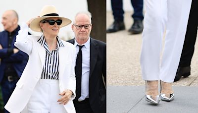 Meryl Streep Gets Trendy in Mirror Shoes at Cannes Film Festival 2024