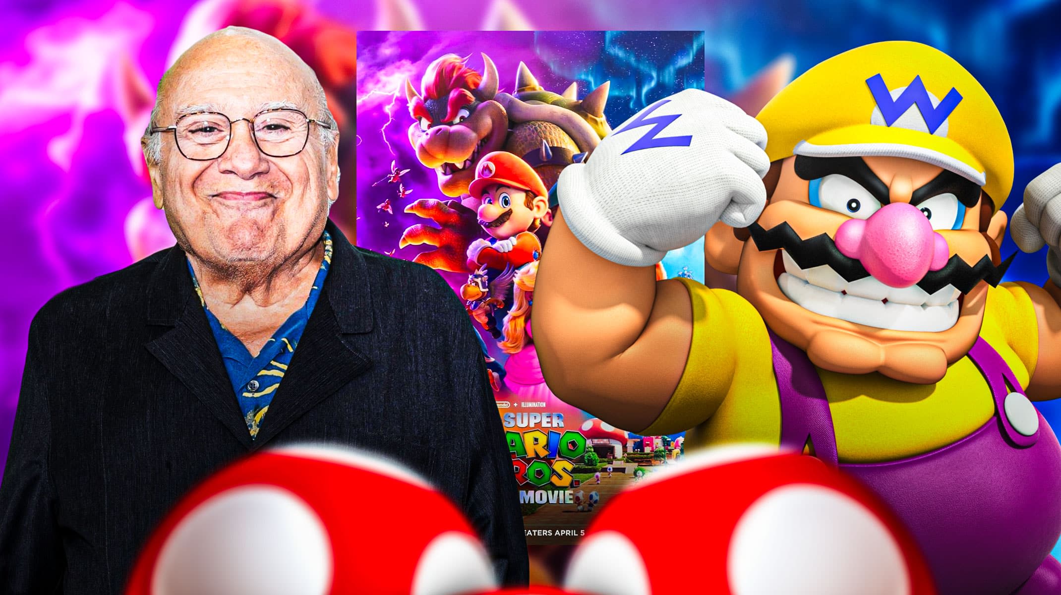 Danny DeVito's bonkers Super Mario Bros Movie 2 Wario admission