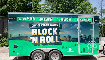 Cedar Rapids’s new Block ‘n Roll trailer aims to encourage neighborhood events