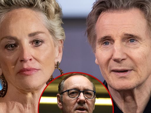 Sharon Stone and Liam Neeson Defend Kevin Spacey, Want Him Acting Again