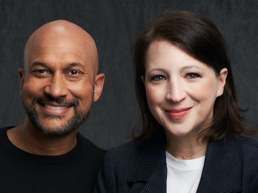Keegan-Michael Key, Elle Key & Their Bigger Picture Media Group Banner Sign With CAA