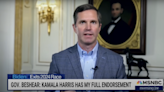 Beshear on national TV endorses Harris, deflects questions about joining her ticket