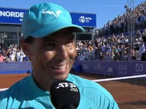 Rafael Nadal drops hint about withdrawing from Bastad after four-hour marathon