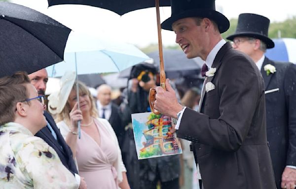 Prince William Shares Details About Both of His Sons, Prince George and Prince Louis, While at a Buckingham Palace Garden Party